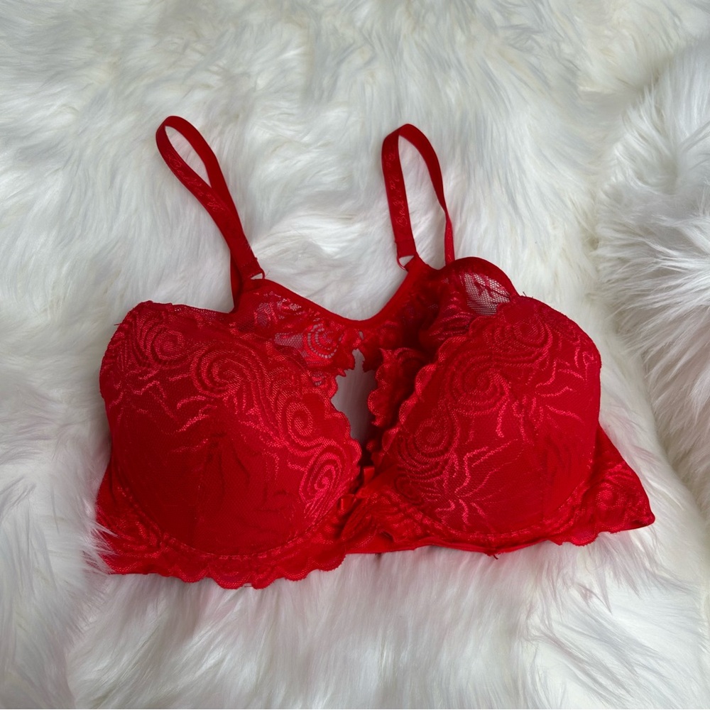 Bella Red Lace Bra